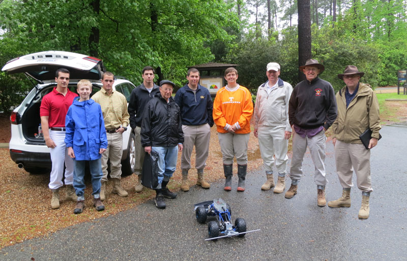 Field testing crew